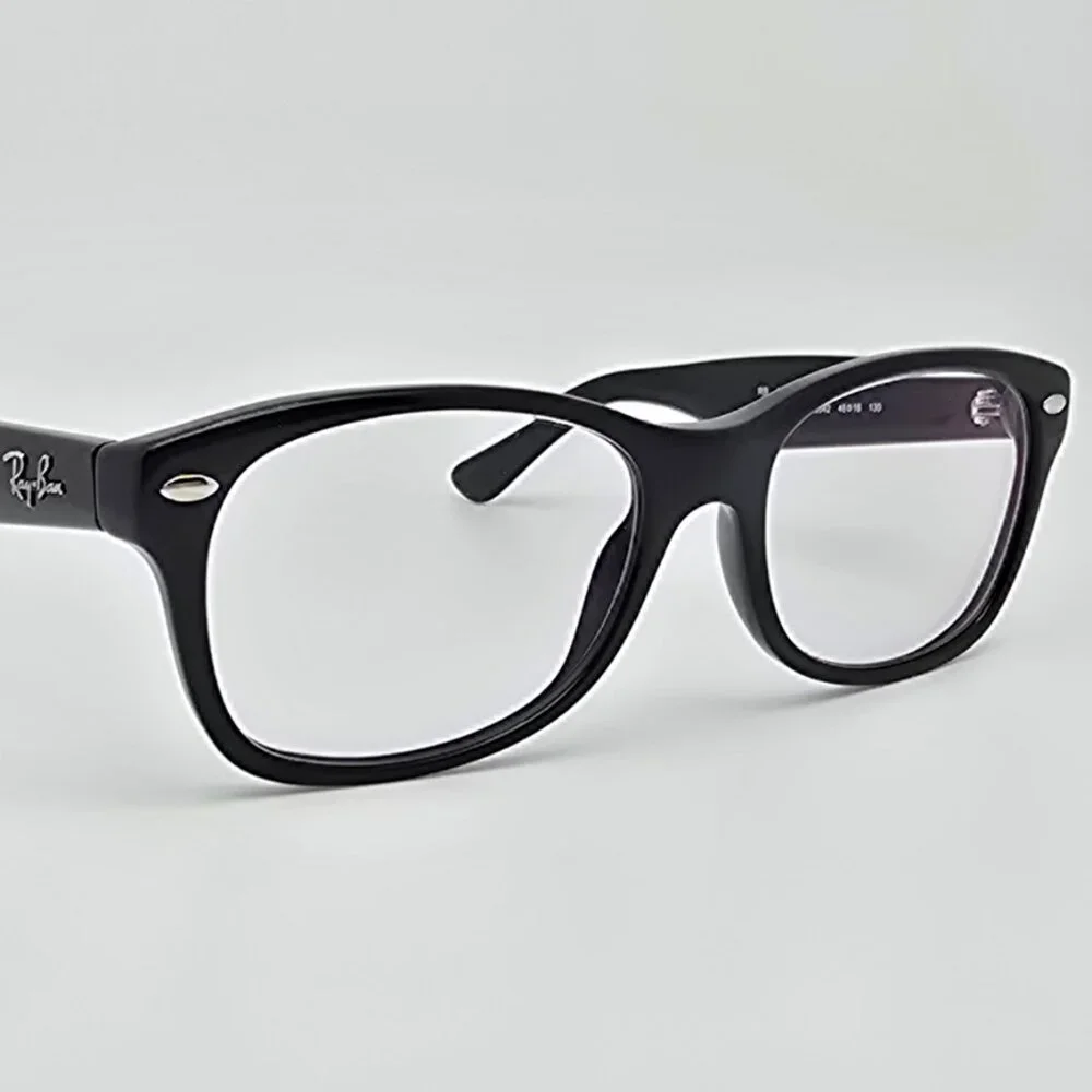 Ray-Ban RB1528 3542 New Wayfarer Junior Polished Black Kid Eyeglasses Frame 48mm